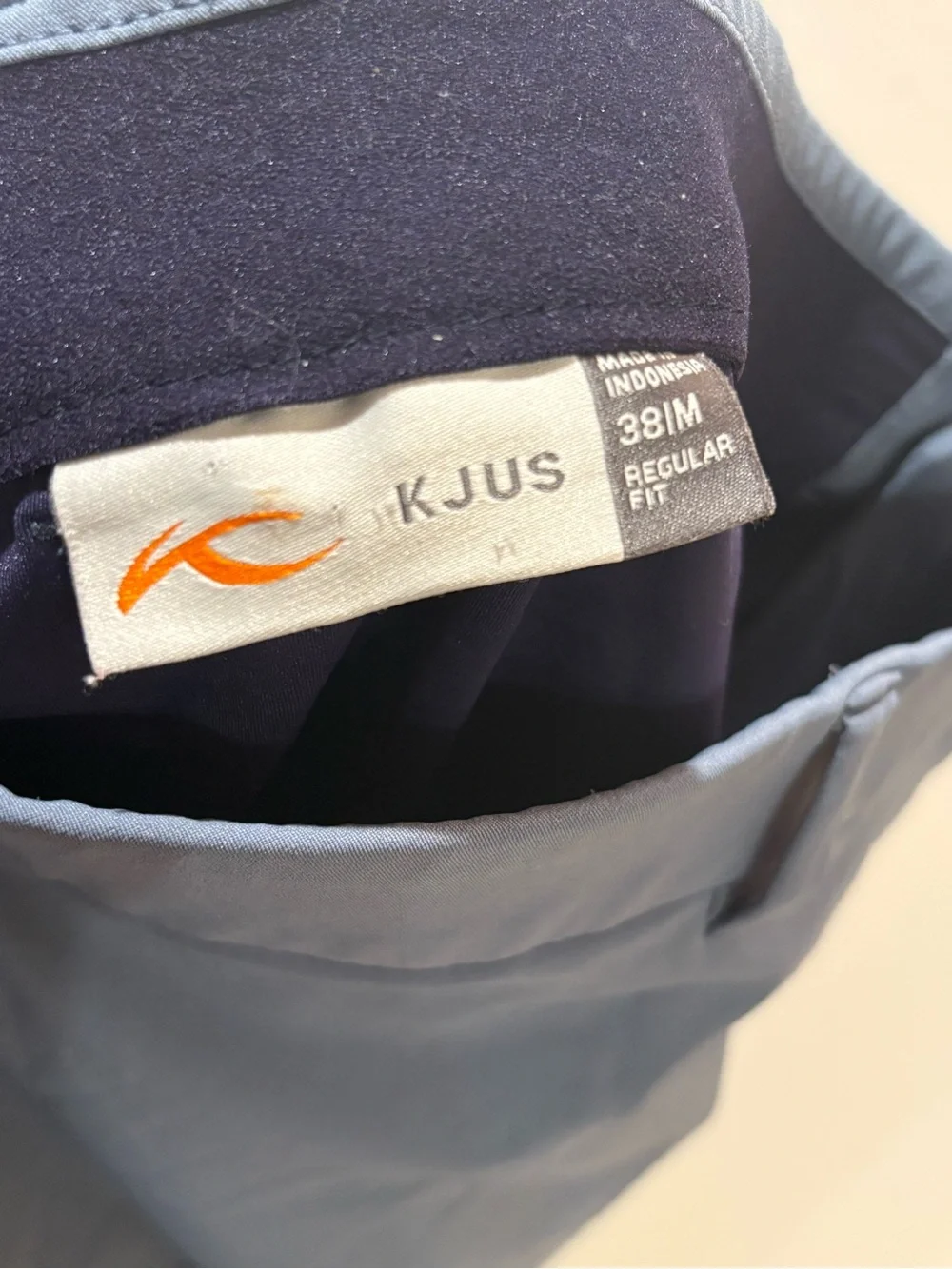 KJUS Women's Iris Golf Skort Blue Gray Pleated Back Athletic Skort size M